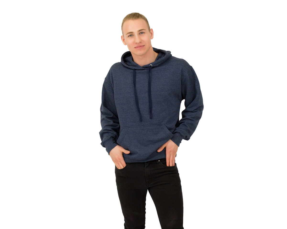 Heather navy on sale hoodie